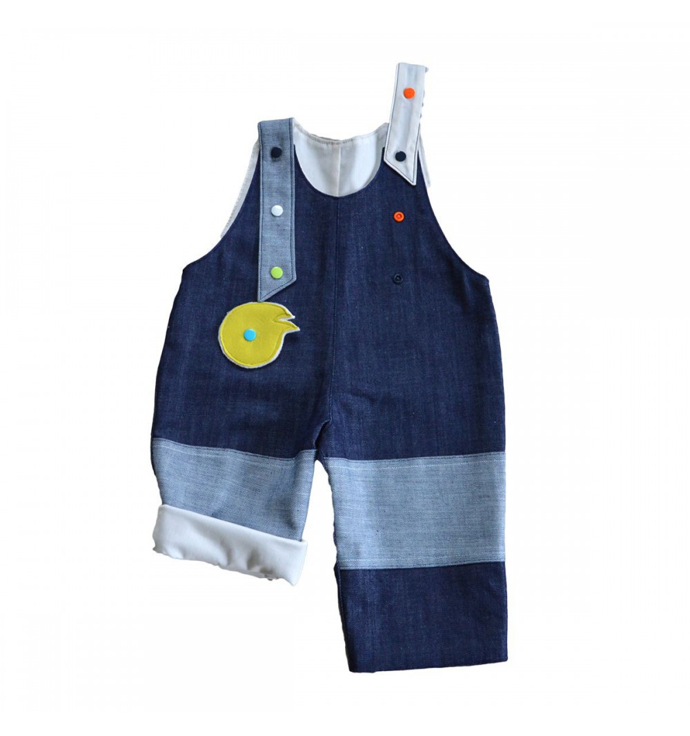 Salopette en jean réversible et évolutive - Plusieurs couleurs 11