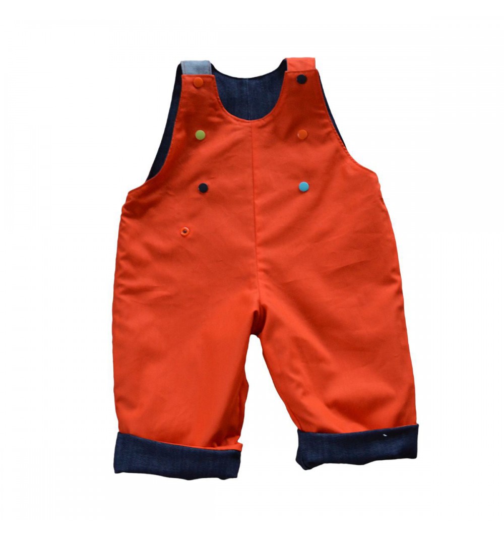 Salopette en jean réversible et évolutive - Plusieurs couleurs 17