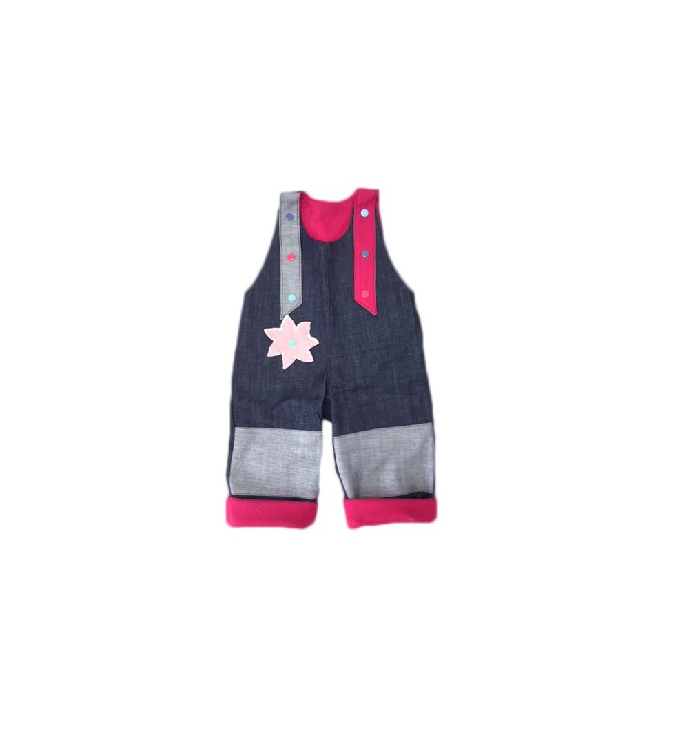 Salopette en jean réversible et évolutive - Plusieurs couleurs 24