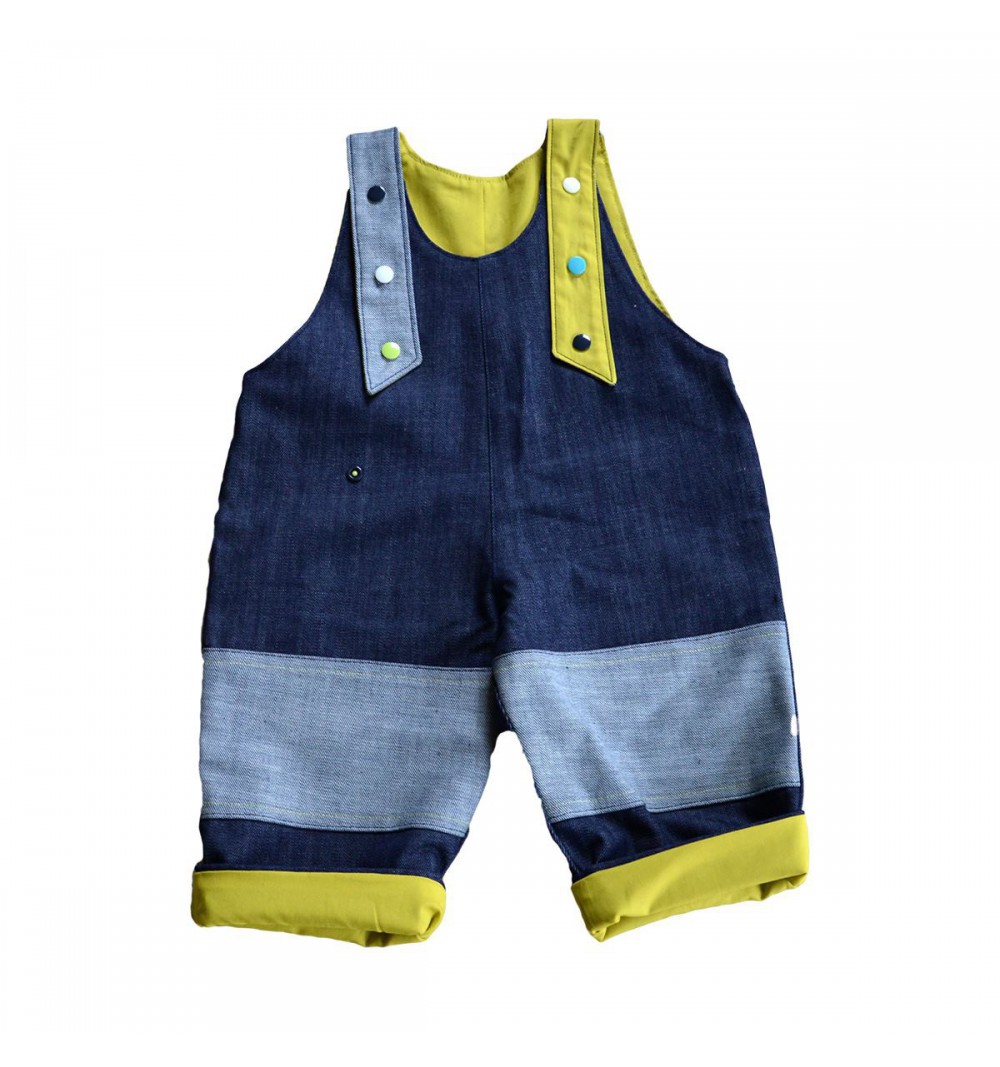 Salopette en jean réversible et évolutive - Plusieurs couleurs 19