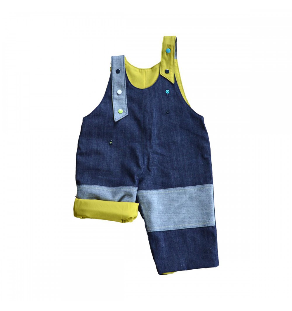 Salopette en jean réversible et évolutive - Plusieurs couleurs 20