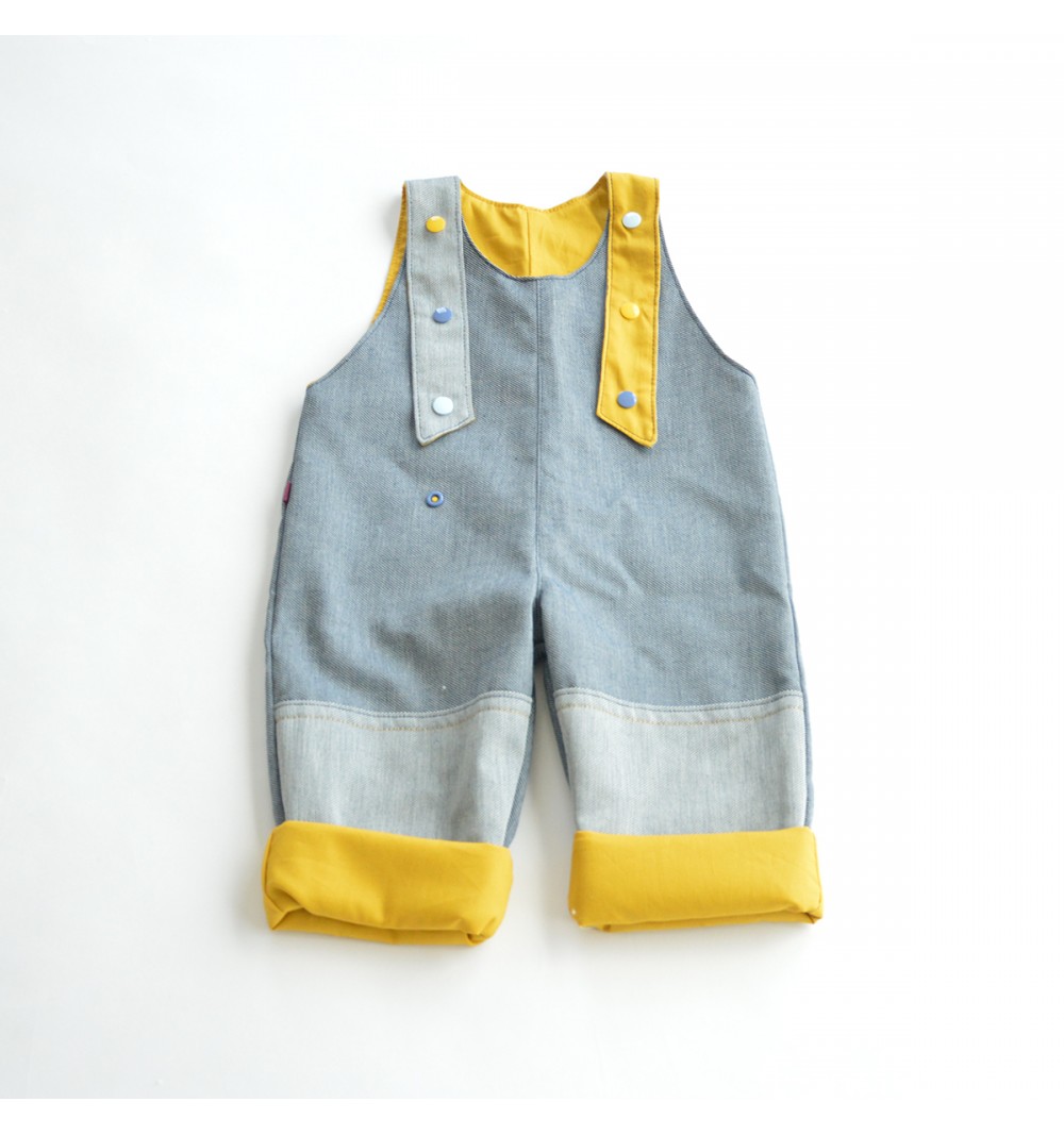 Salopette en jean réversible et évolutive - Plusieurs couleurs 26