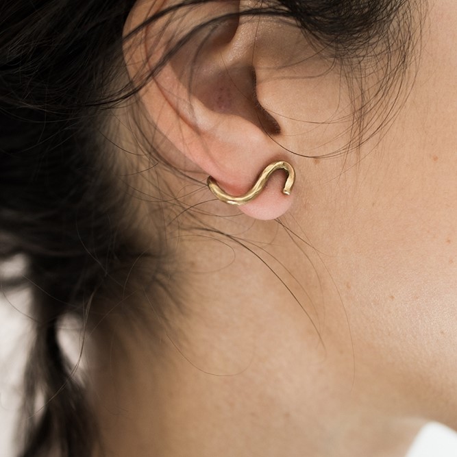 Boucles d'oreilles Puces Waves 2