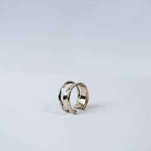 Anneau minimal - Largeur réglable - Argent massif