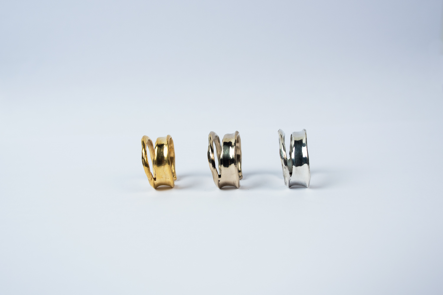 Anneau minimal - Largeur réglable - Bronze poli 4