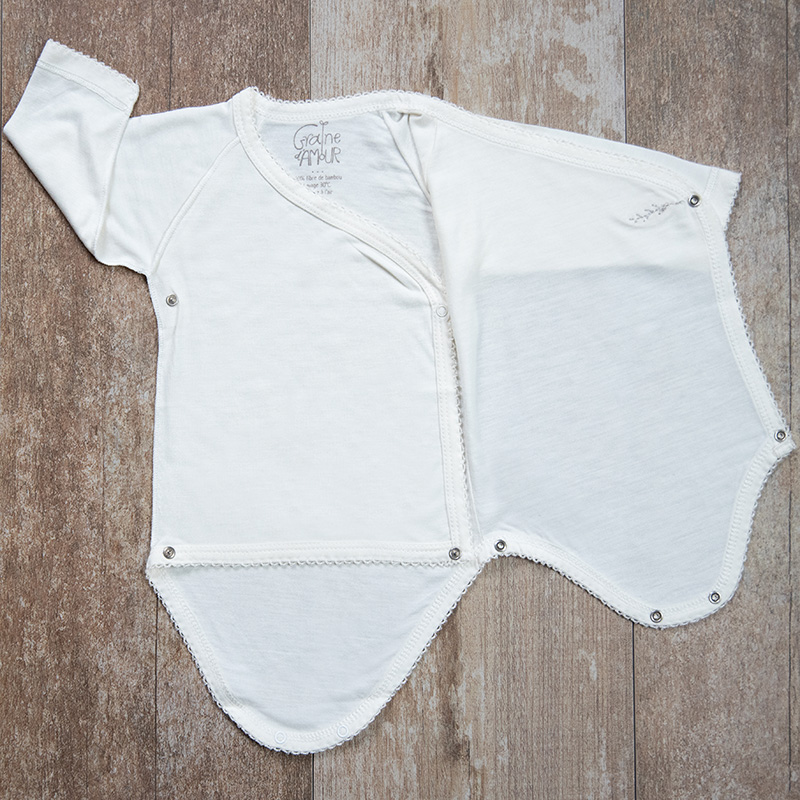 Body bébé en jersey en bambou bio