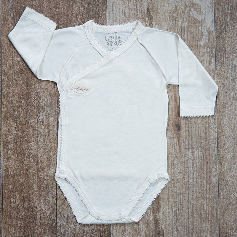 Body bébé en jersey en bambou bio