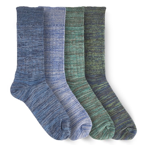 4 paires de chaussettes chinées