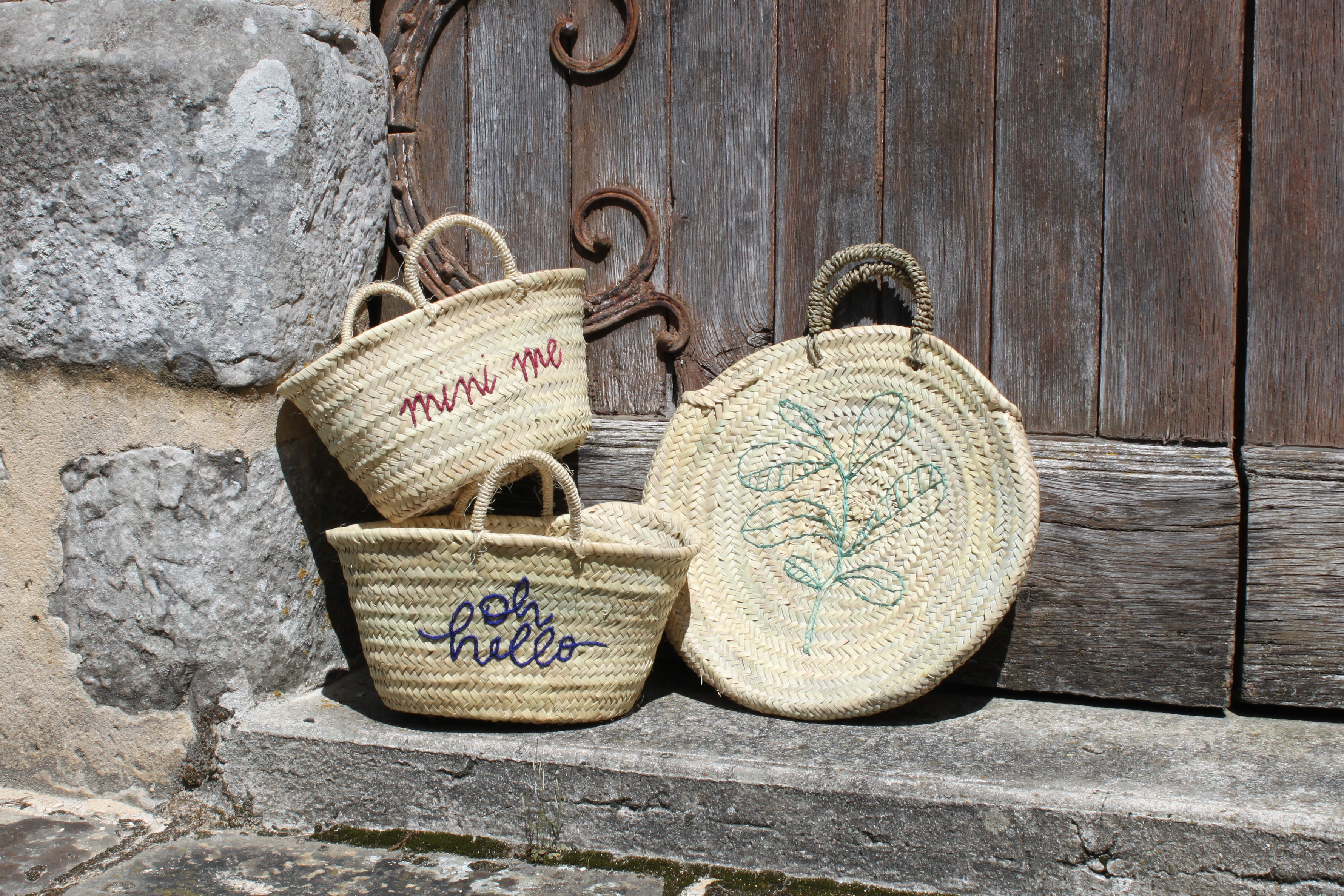 PANIER OH HELLO - L.30 x H.18 cm 2