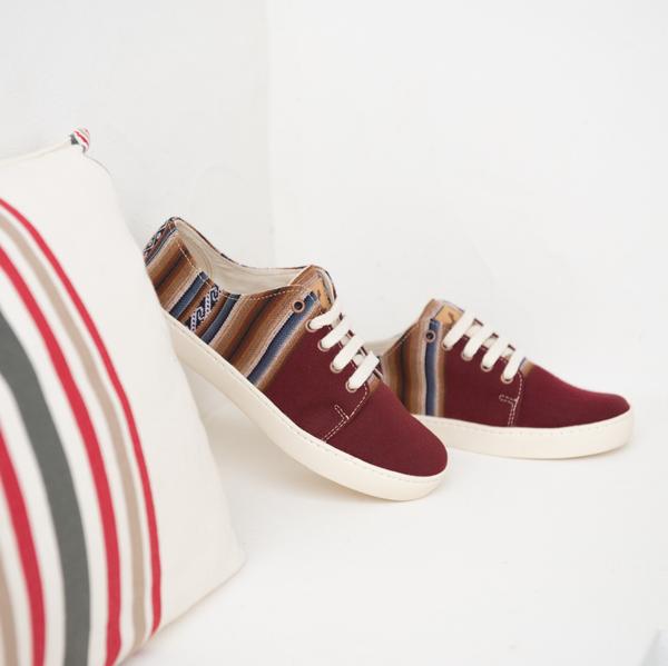 Sneakers en toile Ampato Vino 2