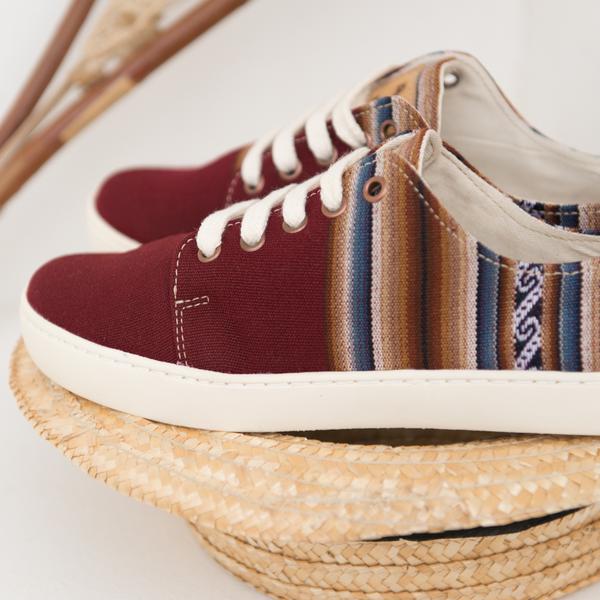 Sneakers en toile Ampato Vino 3