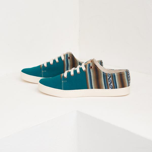 Sneakers en toile Ampato - Esmeralda (vert emeraude) 3