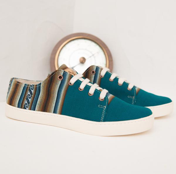 Sneakers en toile Ampato - Esmeralda (vert emeraude) 2