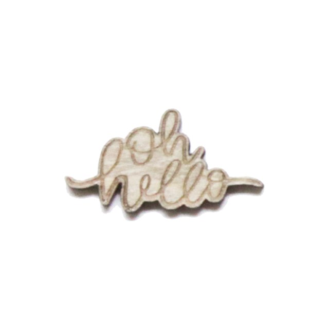 BROCHE OH HELLO 3