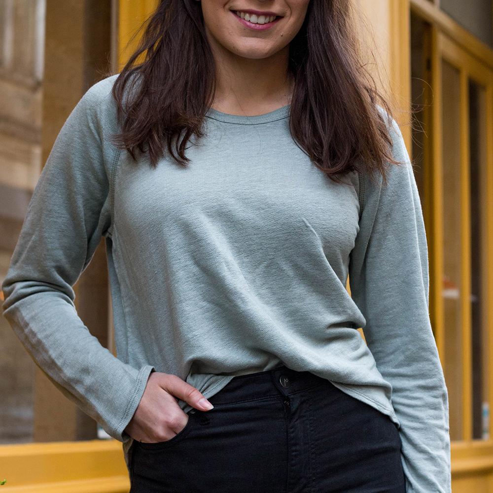 SWEAT ZOGA 100% LIN COMPOSTABLE GRIS 4