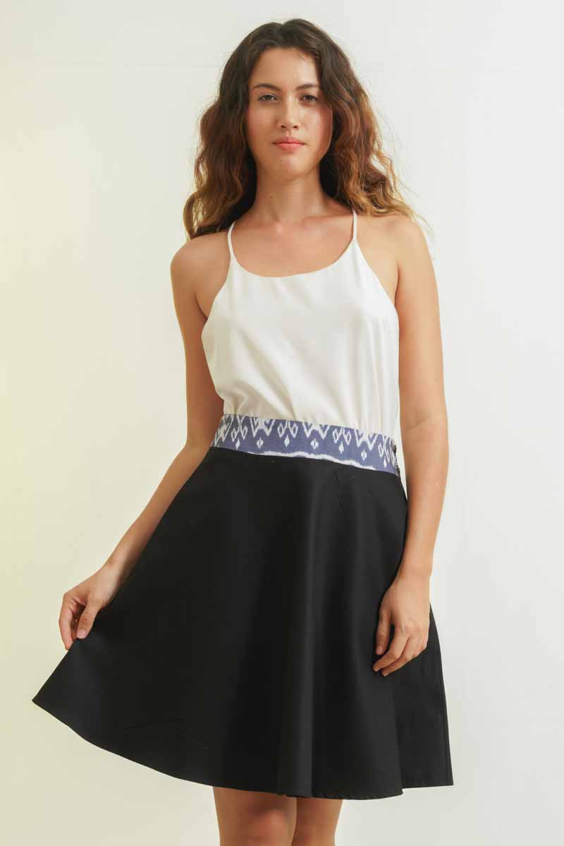 Jupe Amrita - Coton & Soie - Noire 2