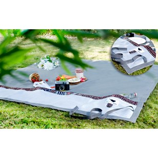Nappe Pique-Nique OCHO - 175*175 cm - GREY -