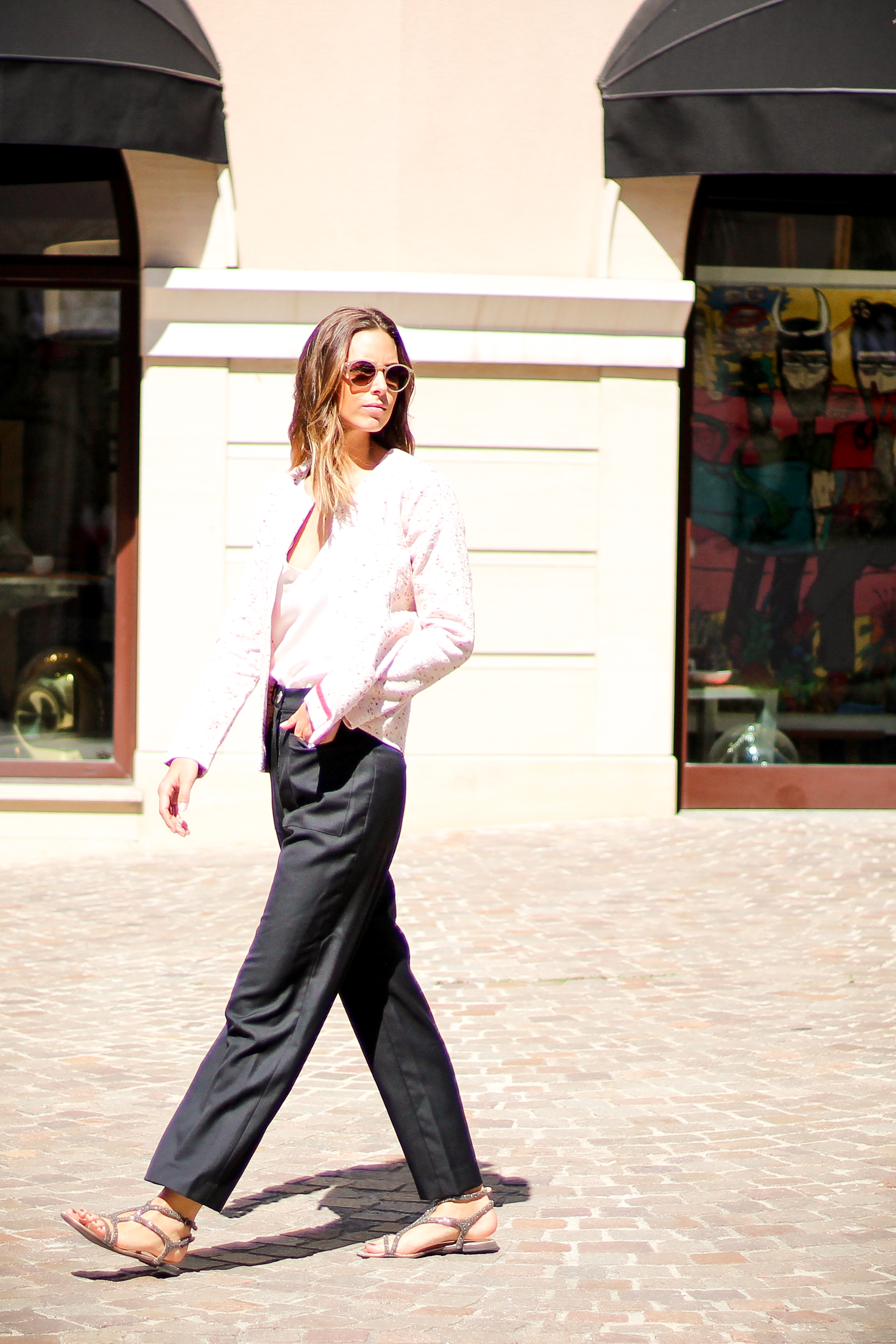 Pantalon laine large femme hotsell