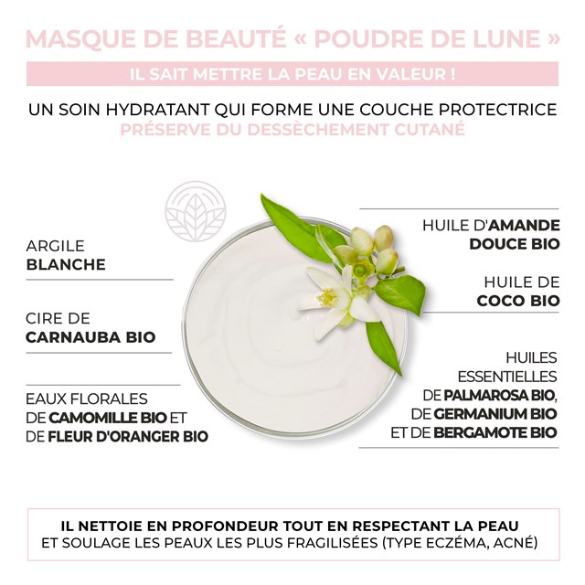 Masque de Beauté Purifiant Poudre de Lune 3