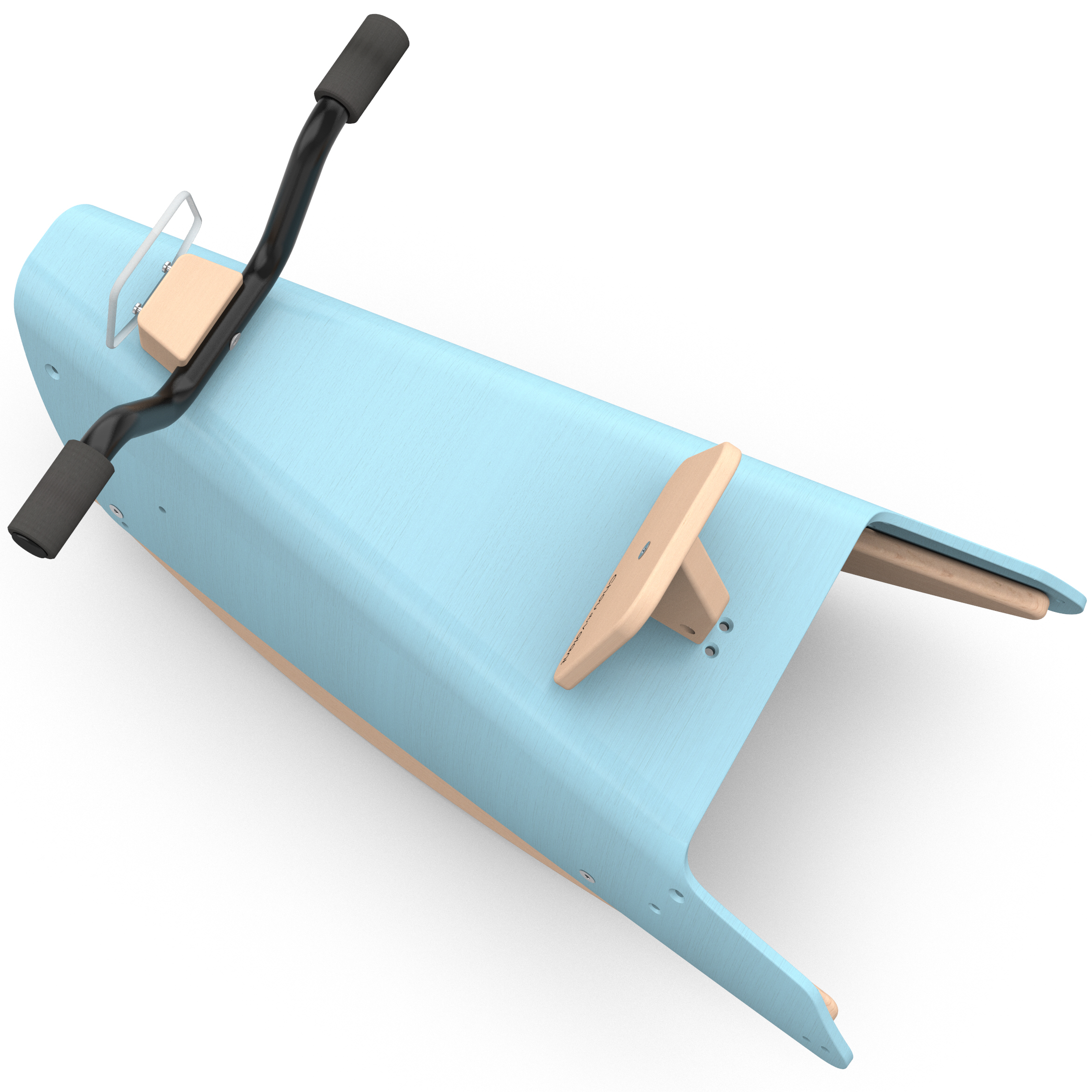 Moto à bascule en bois - Fabriquée en France - Bleu 9