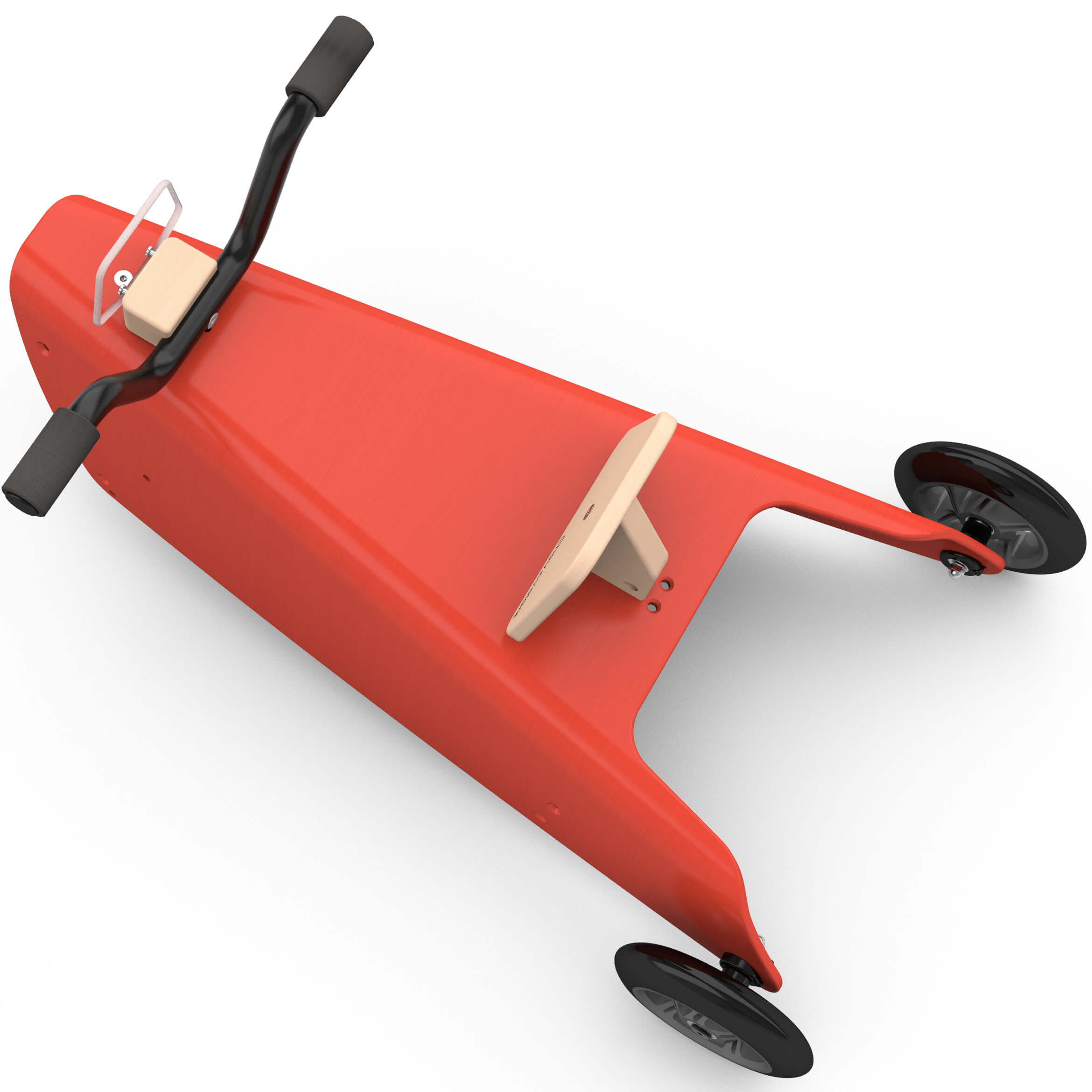 Porteur moto en bois -  Fabriqué en France - Rouge 6