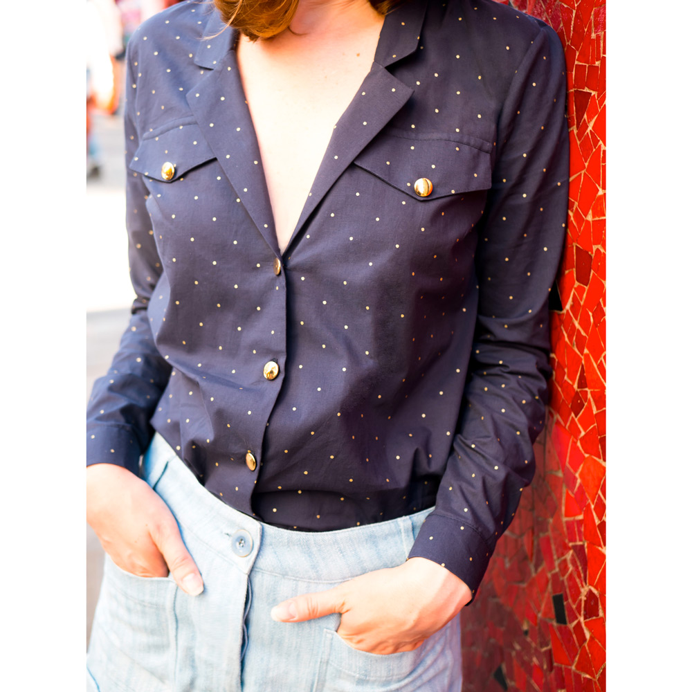 Chemise chic et décontractée en coton bio 5