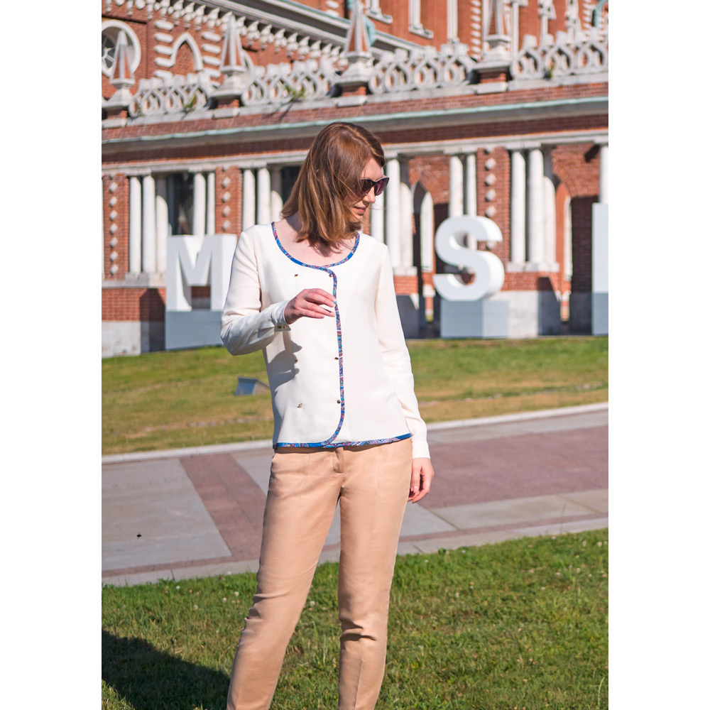 Chemise chic en soie française 5